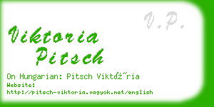 viktoria pitsch business card